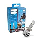 Philips Ultinon Pro6000 H7-LED Motorrad Scheinwerferlampe mit Straßenzulassung, +230% helleres...