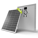 Newpowa® 100 W(Watt) 12V(Volt) Monokristallin Solarpanel Hohe Effizienz Photovoltaik Mono...