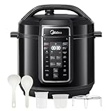 Midea Elektrischer Schnellkochtopf 9-in-1, 8L Multikocher 12 Voreinstellungen Instant,...