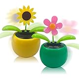 Chingde Wackelfigur Blume, Solar Tanzende Blume Solarblume Wackelfigur Wackelblume Solar...