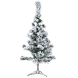 Künstlicher weißer Schneekiefer, 60 cm hoch, Haustür-Dekoration, Zubehör für drinnen und...