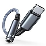 Highwings Adapter USB C auf Klinke,USB C Aux Adapter zu 3.55mm Kopfhörer Adapter,Klinke Audio...