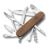 Victorinox Schweizer Taschenmesser Huntsman Wood, Multitool, Swiss Army Knife mit 13 Funktionen,...