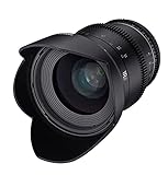 Samyang MF 35mm T1,5 VDSLR MK2 Fuji X lichtstarkes T1,5 Weitwinkel Cine- und Video Objektiv für...