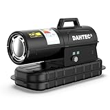 DAHTEC Heizkanone 20 kW Diesel Bautrockner - Beheizbare Fläche: 220 bis 300 m² - Heizgebläse mit...