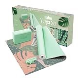 Myga Yoga Starter Kit | Komplettes Set mit Yogamatte, Yogablock & Gurt | rutschfest & Unterstützend...