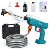 Akku Hochdruckreiniger, Hochdruckreiniger Kompatibel mit Makita 18V, 6 in 1 Multifunctional...