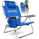 Schleicher - Strandstuhl Campingstuhl Klappstuhl Outdoorstuhl Klappbar Faltbar Ultraleicht Rucksack...
