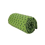 Morbuy Mikrofaser Hot Yoga Handtuch, Yoga Mat 183x63cm rutschfest Fitnesstuch Weich Atmungsaktiv...