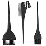 3 Stück Haarfärbepinsel Set, Farbpinsel Haare, Pinsel zum Haare Färben, Haarfarbe Bürste,...