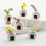 Handgemachte Mini-Vasen im Sushi-Design – 6er Set aus Keramik, Japanischer Stil, Ideal für...