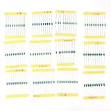 Induktor-Kit, 120-teiliges Induktor-Set mit 12 Arten 1UH 1MH, Farbring, Tragbar, für Verschiedene...