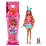 Barbie Pop-Reveal-Set aus Puppe und Accessoires, Shakes-Serie, duftende süße Kätzchen-Modepuppe &...