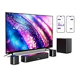 ULTIMEA 5.1 Surround Sound System, Soundbar für TV Geräte mit App Steuerung, Soundbar mit...