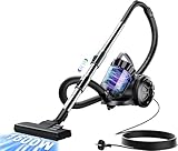OYLCDI Beutelloser Staubsauger ohne Beutel,1600W Staubsauger|70dB|Bodenstaubsauger|HEPA Filter...