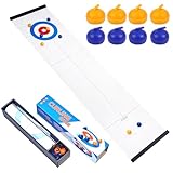 Mini Tisch Curling Spiel Shuffleboard Spiel Shuffleboard Tisch EisstockschießEn Curling Tischspiel...