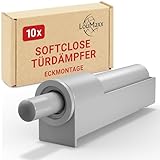 LouMaxx Softclose Türdämpfer Schrank 10er Set – ideal zum softclose nachrüsten bestehender...