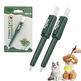 UIEXAY 2 Stück Zeckenschlinge Set, Leichtigkeit Zeckenzange Für Hund, Katzen, Pferde, Zeckenlasso...