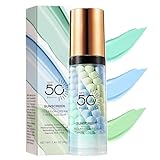 Grundierung für das Gesicht vor dem Make-up, Sonnenschutz Tricolor für das Gesicht, SPF 50,...