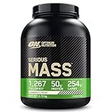 Optimum Nutrition Serious Mass hochkalorisches Proteinpulver für Masseaufbau mit 25 Vitaminen und...