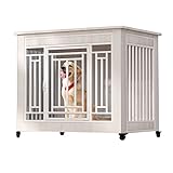 Furniture Style Hundebox mit Haustiertabletts, Beistelltische aus Holz, strapazierfähig für...