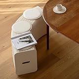 DKPLOE Klappbarer Papierhocker mit Pu-Kissen Klappbarer Sitzhocker Modernes Design Einsetzbar Als...