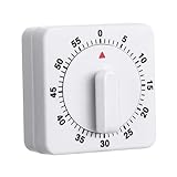 Mechanischer Küchentimer, Mechanischer 60 Minuten Eieruhr, Kurzzeitmesser, Küchenwecker, Eieruhr...