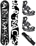 Airtracks Herren Snowboard Set Freeride Freestyle – Refractions Game Wide Snowboard 171 -...