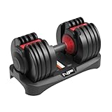 Newpower Fitness 24kg Verstellbare Hanteln, Kurzhanteln Hanteln Set mit Hantelscheiben, Rutschfestem...