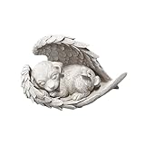 FENGCHUANG Katze Hund Engel Haustier Denkmal Grab Marker Tribut Statue, Hunde Engel Gedenkstatue,...