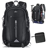 RAINSMORE Wanderrucksack Herren Damen 40L Wasserdichter Rucksack Leichter Faltbarer Reiserucksack...