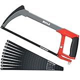 AIRAJ Metallsäge 300 MM,Hand-Sägen mit 10 Austauschbarer Klinge,45 °/90 ° Eisensäge für...