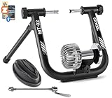 CXWXC Rollentrainer Fahrrad Drahtlos Bluetooth oder ANT Kompatibel mit Zwift app Fluid Fahrrad...