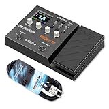 NUX MG-300 MKII Multi-Effektgerät Amp-Modeler Effektpedal für E-Gitarre + keepdrum Klinkenkabel
