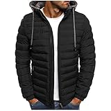 EMATOP amazon warehouse deals angebote Steppjacke Herren Winter Warm Jacke Casual Langarm...