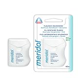 meridol Flausch-Zahnseide, 40m - Zahnseide zur gründlichen und sanften Reinigung der...