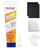 ISPAR Wandreparatur Set (175g), Spachtelmasse weiß innen, fertig spachtel, Wandfüller Weiß,...