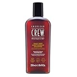 AMERICAN CREW – Daily Deep Moisture Shampoo, 250 ml, Pflegeshampoo für Männer, Haarprodukt ohne...