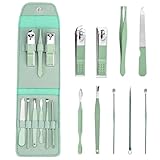 LACHT Maniküre Set 9-Teilig – Professionelles Nagelset Und Pediküre Set Für Damen Und Herren,...