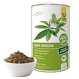 Raab Vitalfood Bio Hanf-Protein 500 g, rein pflanzlich, Protein-Pulver mit 49 % Protein, Hanf-Mehl,...