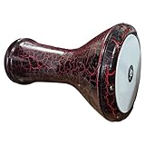 VD® Darbuka/Doumbek Aluminiumguss – Stimmösen und Rmvble-Kopf (21,6 cm) (Cracked Lava)