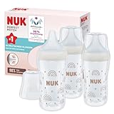 NUK Perfect Match Babyflaschenset | Ab 3 Monate | Passt sich dem Baby an |Temperature Control |...