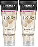 John Frieda Blond+ Repair System Bond Building Shampoo, 250 ml (Packung mit 2)