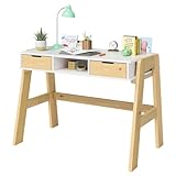 Bellabino Campo Kinderschreibtisch höhenverstellbar 56-75 cm – Schreibtisch Kinder ab 6 Jahren...