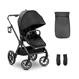 hauck Comfort N Care, Black - Kinder Buggy mit Beindecke ab Geburt bis 22 kg, Wendbarer Sitz mit...