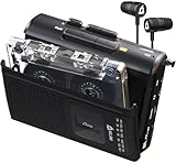KLIM K8 Kassettenspieler mit F1-Kopfhörern - Kassettenrekorder - NEU Cassette Player - AM/FM...