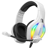 Krysenix PG1 RGB Gaming Headset für PS4, PS5, PC, Nintendo Switch, Xbox, Headset mit Mikrofon,...