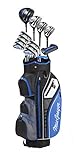 MACGREGOR Herren DCT3000 Mens Golf Package Set & Golf Club Bag Golfschläger-Set, Schwarz/Royal,...