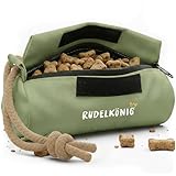 Rudelkönig Futterbeutel für Hunde - Apportierbeutel für Hundetraining - Robuster Futterdummy für...