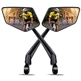 Fahrradspiegel für E-Bike links und rechts - 360° Fahrrad Rückspiegel mit extra großer Echtglas...